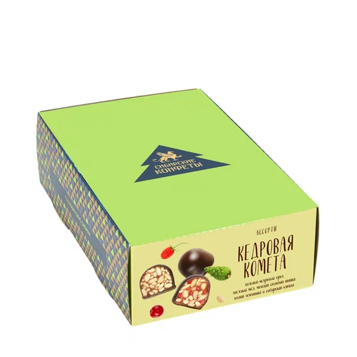  Кедровая комета Ассорти (9429) (классика, клюква, шишка, земляника), 540г   в Благовещенске