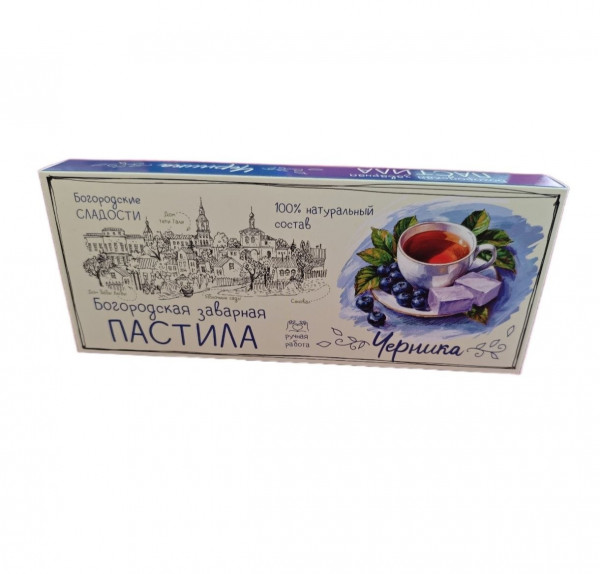№1 Пастила заварная "Черника", 250г в Благовещенске