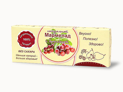 №2 Мармелад натуральный "Брусника" 140г в Благовещенске